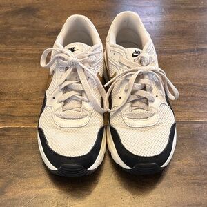 Nike Cream and Black Athletic Shoes